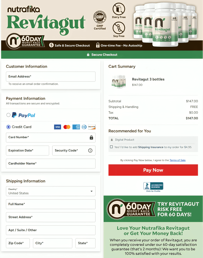 Revitagut official website order